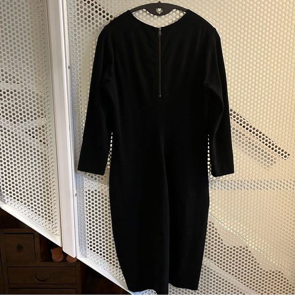 Vince Sheath Long-sleeve Dress Size Small in Black. GUC - Picture 4 of 8